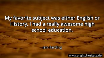 Englisches Zitat von Ian Harding als Bild