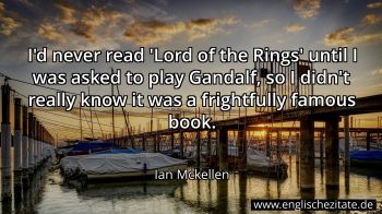 Englisches Zitat von Ian Mckellen als Bild