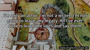 Englisches Zitat von Ian Mckellen als Bild