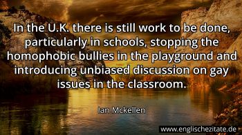 Englisches Zitat von Ian Mckellen als Bild