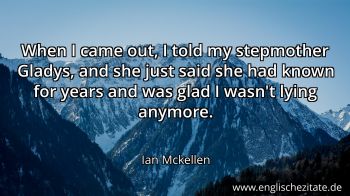 Englisches Zitat von Ian Mckellen als Bild