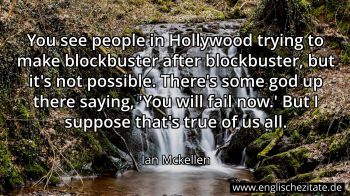 Englisches Zitat von Ian Mckellen als Bild
