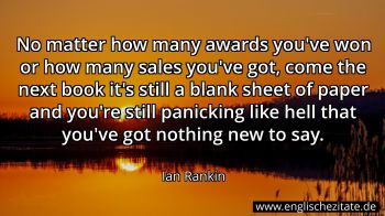 Englisches Zitat von Ian Rankin als Bild