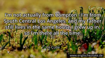 Englisches Zitat von Ice Cube als Bild