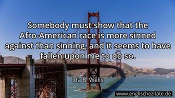 Englisches Zitat von Ida B. Wells als Bild