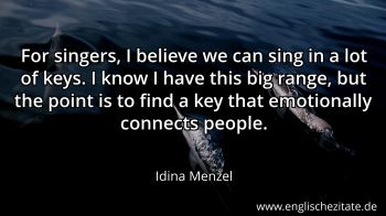 Englisches Zitat von Idina Menzel als Bild