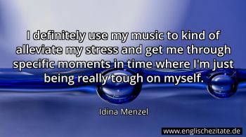 Englisches Zitat von Idina Menzel als Bild