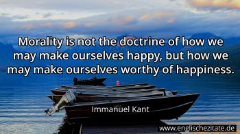 Englisches Zitat von Immanuel Kant als Bild