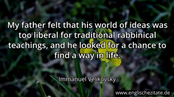 Englisches Zitat von Immanuel Velikovsky als Bild