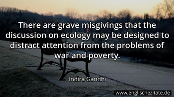 Englisches Zitat von Indira Gandhi als Bild