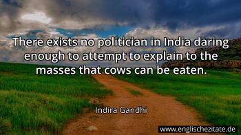 Englisches Zitat von Indira Gandhi als Bild