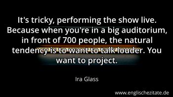 Englisches Zitat von Ira Glass als Bild