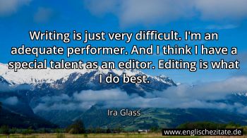 Englisches Zitat von Ira Glass als Bild
