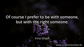 Englisches Zitat von Irina Shayk als Bild