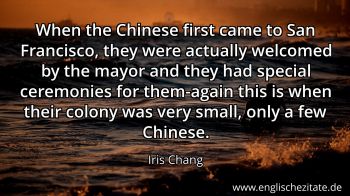 Englisches Zitat von Iris Chang als Bild
