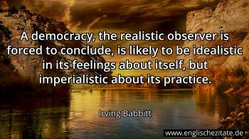 Englisches Zitat von Irving Babbitt als Bild