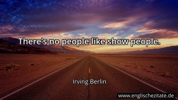 Englisches Zitat von Irving Berlin als Bild