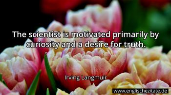 Englisches Zitat von Irving Langmuir als Bild