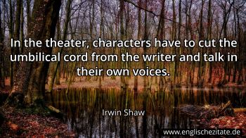 Englisches Zitat von Irwin Shaw als Bild