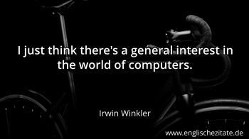 Englisches Zitat von Irwin Winkler als Bild