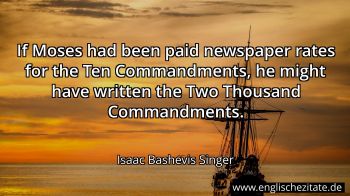 Englisches Zitat von Isaac Bashevis Singer als Bild