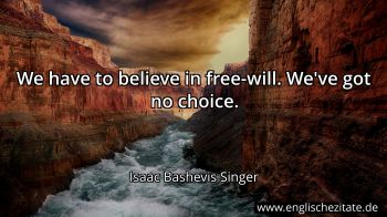 Englisches Zitat von Isaac Bashevis Singer als Bild