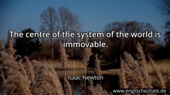 Englisches Zitat von Isaac Newton als Bild