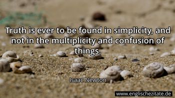Englisches Zitat von Isaac Newton als Bild