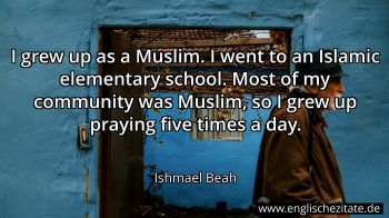 Englisches Zitat von Ishmael Beah als Bild