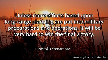 Isoroku Yamamoto Zitate auf Englisch 