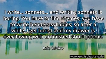 Englisches Zitat von Italo Calvino als Bild