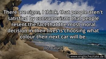 Englisches Zitat von J. G. Ballard als Bild