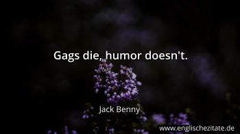 Englisches Zitat von Jack Benny als Bild