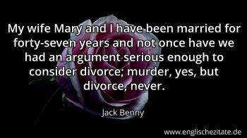 Englisches Zitat von Jack Benny als Bild