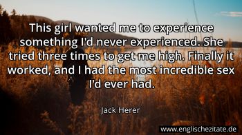 Englisches Zitat von Jack Herer als Bild