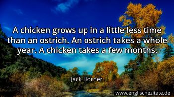 Englisches Zitat von Jack Horner als Bild