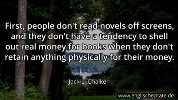 Englisches Zitat von Jack L. Chalker als Bild