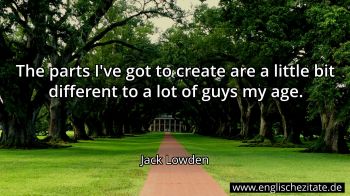 Englisches Zitat von Jack Lowden als Bild