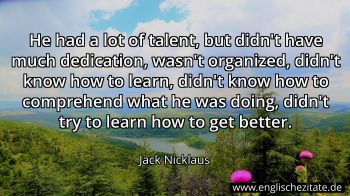 Englisches Zitat von Jack Nicklaus als Bild
