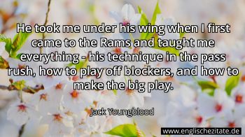 Englisches Zitat von Jack Youngblood als Bild