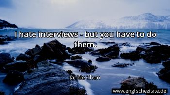 Englisches Zitat von Jackie Chan als Bild