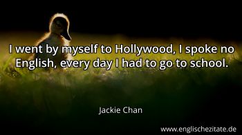 Englisches Zitat von Jackie Chan als Bild