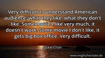 Englisches Zitat von Jackie Chan als Bild
