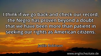 Englisches Zitat von Jackie Robinson als Bild