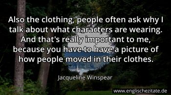 Englisches Zitat von Jacqueline Winspear als Bild