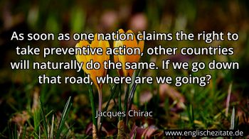 Englisches Zitat von Jacques Chirac als Bild