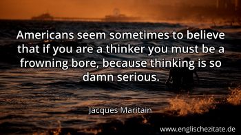 Englisches Zitat von Jacques Maritain als Bild
