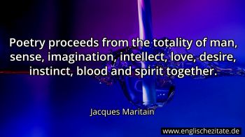 Englisches Zitat von Jacques Maritain als Bild