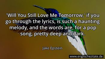 Englisches Zitat von Jake Epstein als Bild
