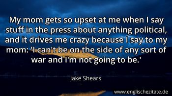 Englisches Zitat von Jake Shears als Bild